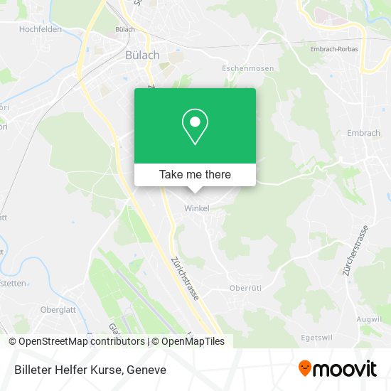Billeter Helfer Kurse map