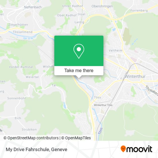 My Drive Fahrschule map