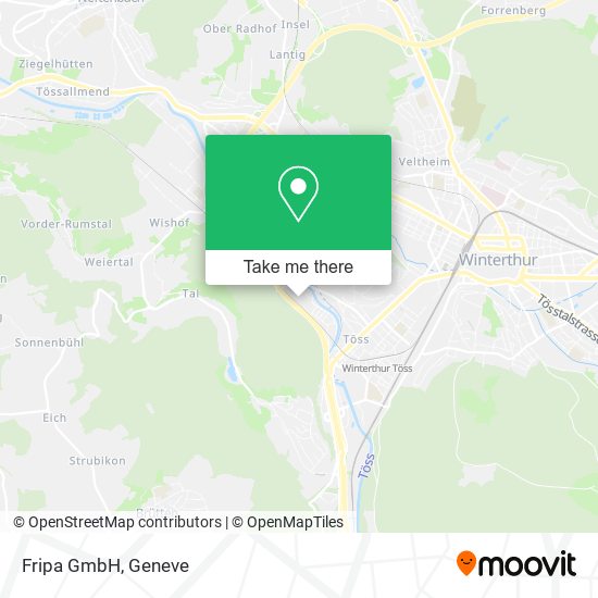 Fripa GmbH map