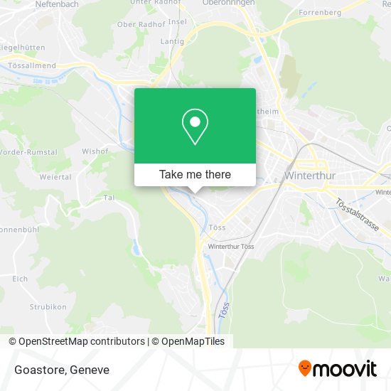 Goastore map