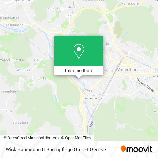Wick Baumschnitt Baumpflege GmbH map