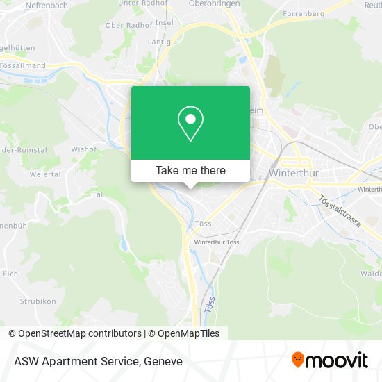 ASW Apartment Service map