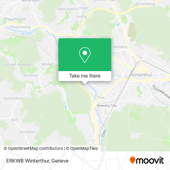 ERKWB Winterthur map