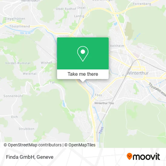 Finda GmbH map