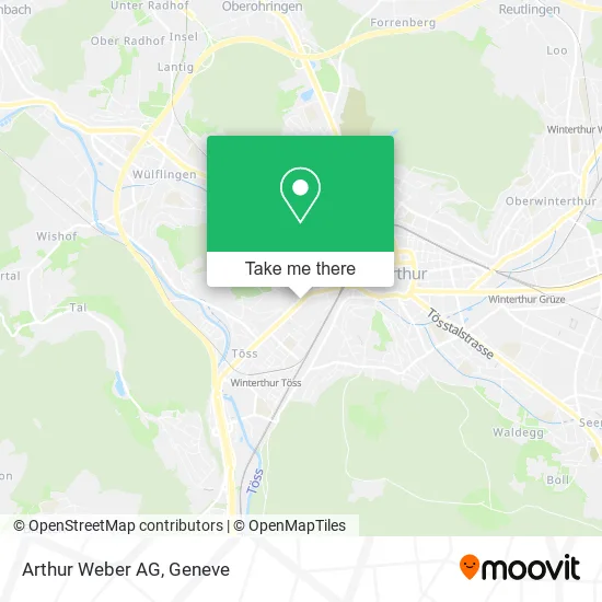 Arthur Weber AG map