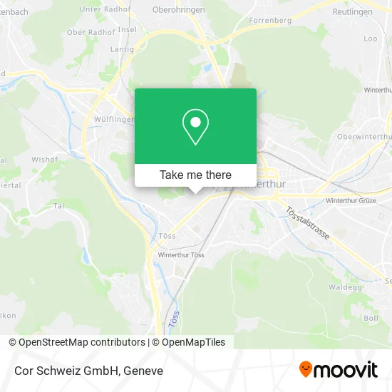 Cor Schweiz GmbH map