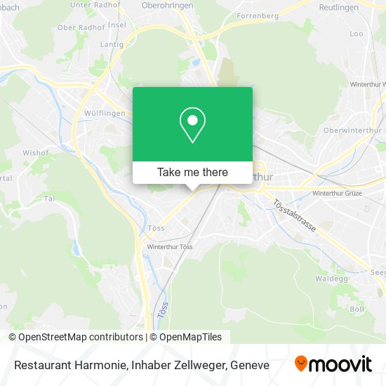 Restaurant Harmonie, Inhaber Zellweger map