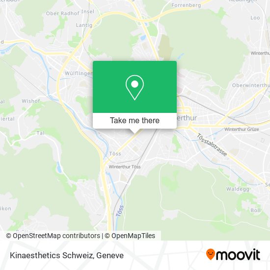 Kinaesthetics Schweiz map