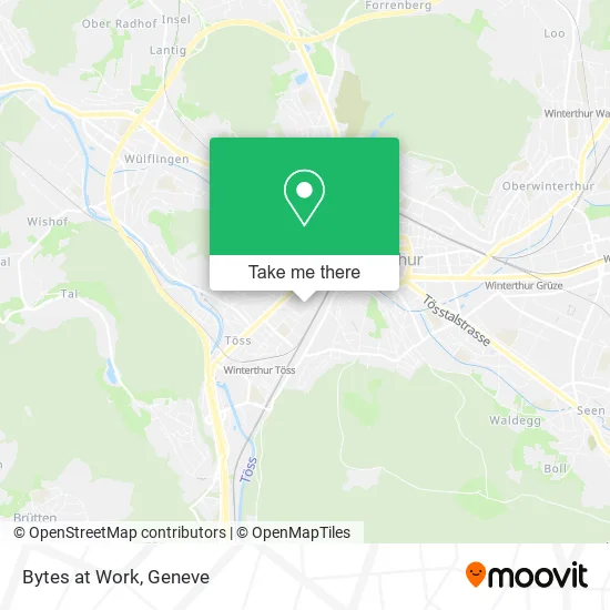 Bytes at Work map