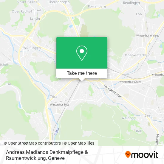 Andreas Madianos Denkmalpflege & Raumentwicklung map