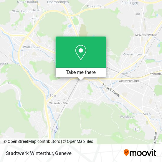 Stadtwerk Winterthur map