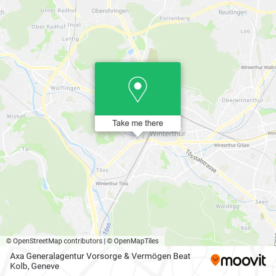 Axa Generalagentur Vorsorge & Vermögen Beat Kolb map