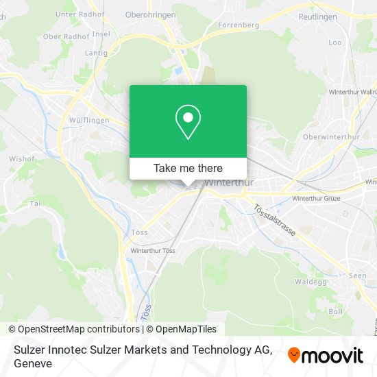 Sulzer Innotec Sulzer Markets and Technology AG map