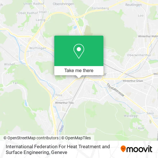 International Federation For Heat Treatment and Surface Engineering map