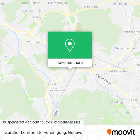 Zürcher Lehrmeistervereinigung map