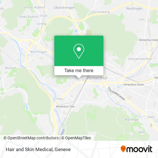 Hair and Skin Medical map