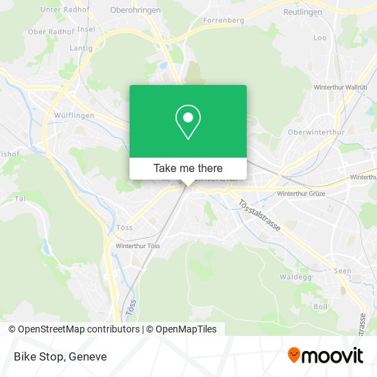 Bike Stop map