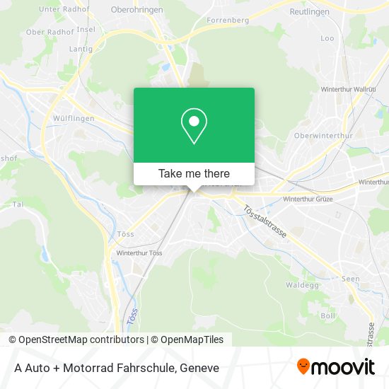 A Auto + Motorrad Fahrschule map