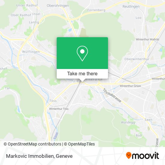 Markovic Immobilien map