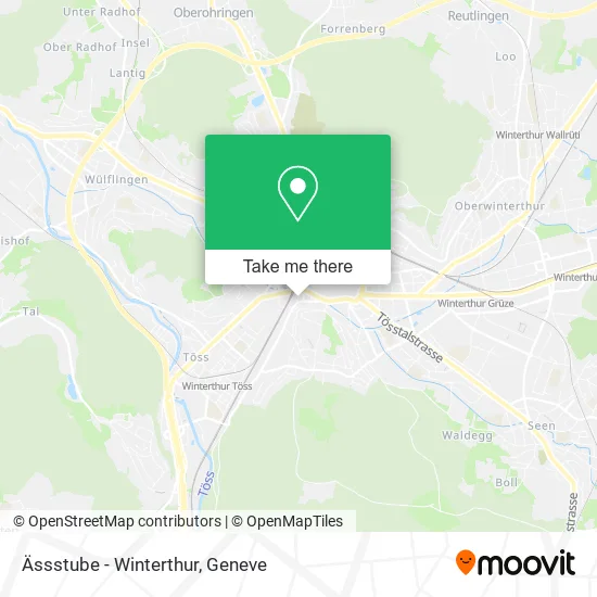 Ässstube - Winterthur map