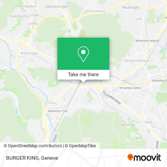 BURGER KING map