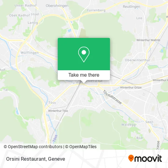 Orsini Restaurant map