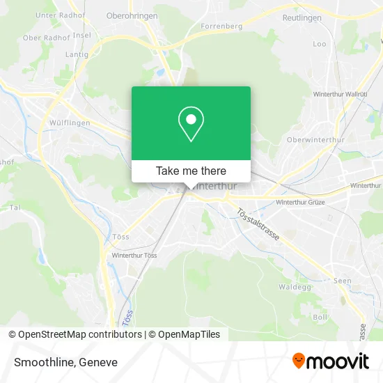 Smoothline map
