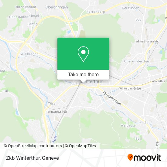 Zkb Winterthur map