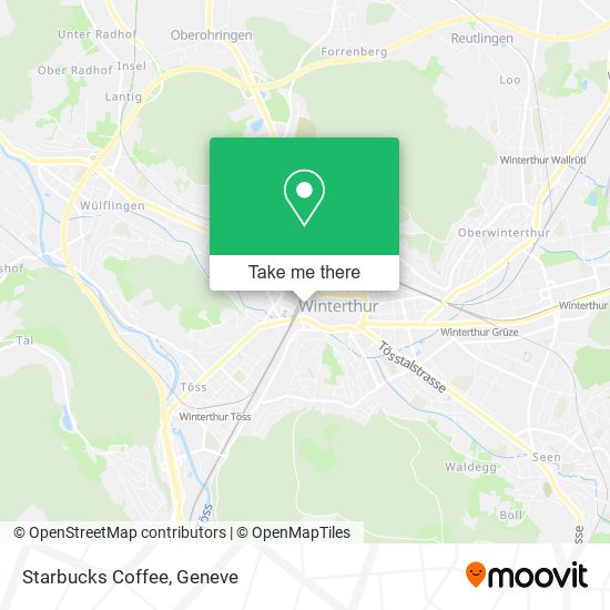 Starbucks Coffee map