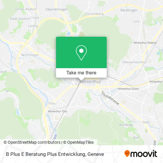 B Plus E Beratung Plus Entwicklung map