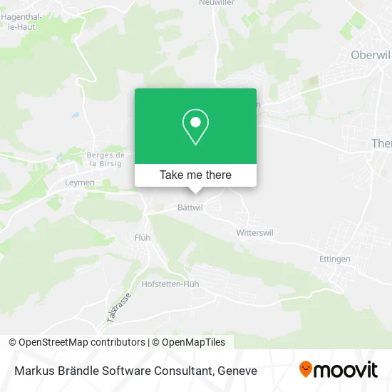 Markus Brändle Software Consultant map