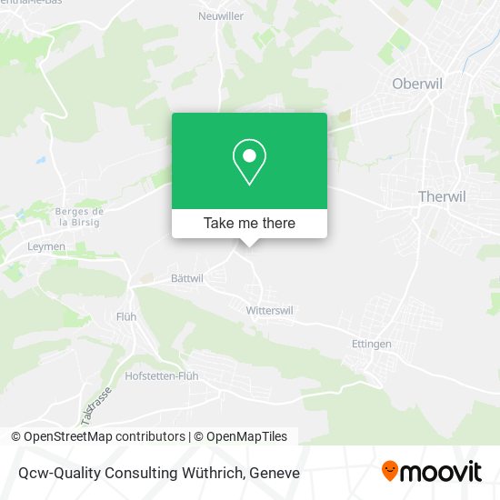 Qcw-Quality Consulting Wüthrich map