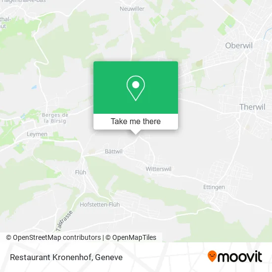 Restaurant Kronenhof map