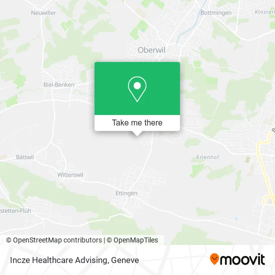 Incze Healthcare Advising map