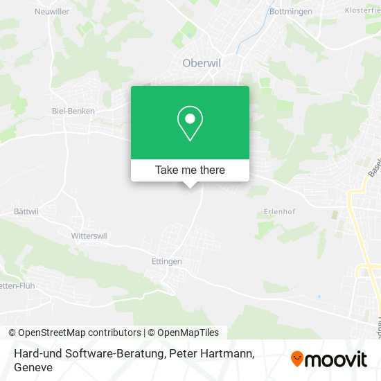 Hard-und Software-Beratung, Peter Hartmann map