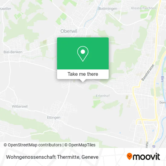 Wohngenossenschaft Thermitte map