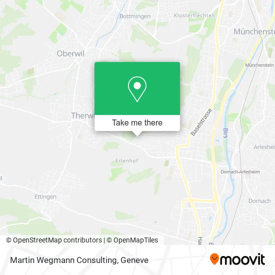 Martin Wegmann Consulting map