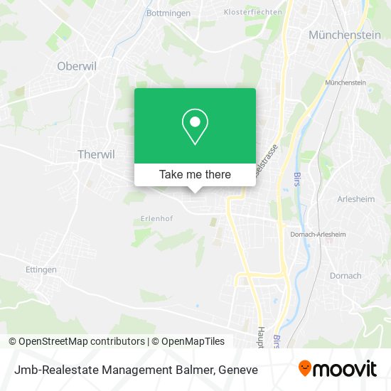 Jmb-Realestate Management Balmer map