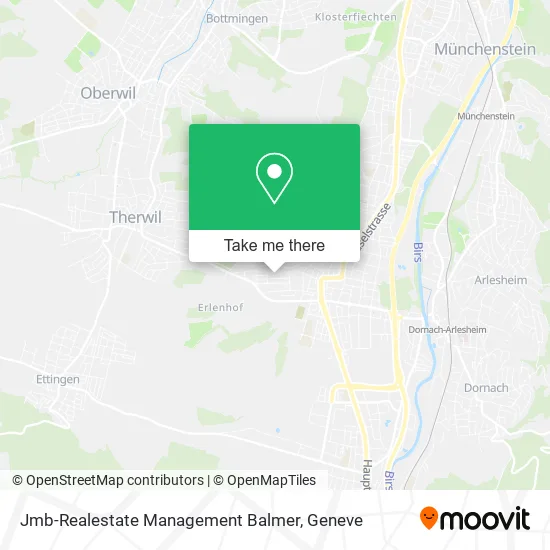 Jmb-Realestate Management Balmer map