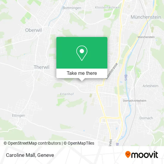 Caroline Mall map