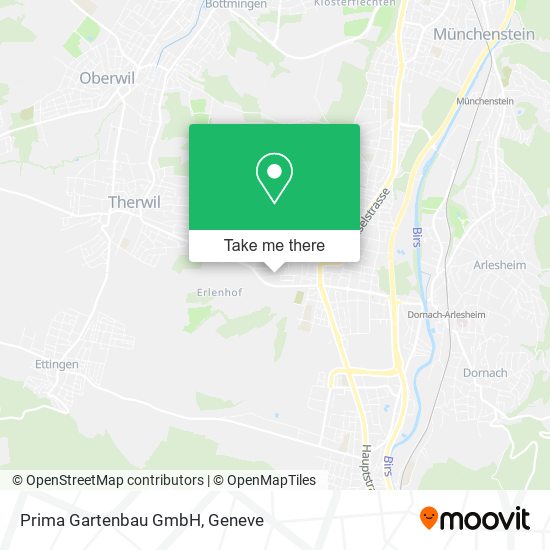 Prima Gartenbau GmbH map
