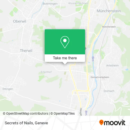 Secrets of Nails map