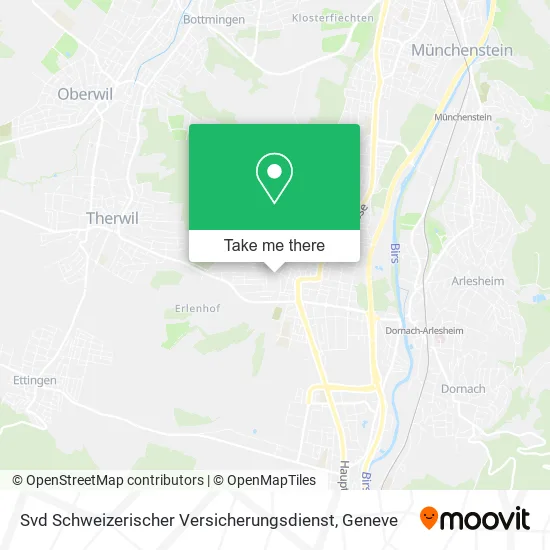 Svd Schweizerischer Versicherungsdienst map