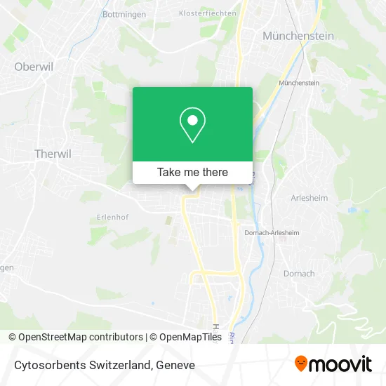 Cytosorbents Switzerland map
