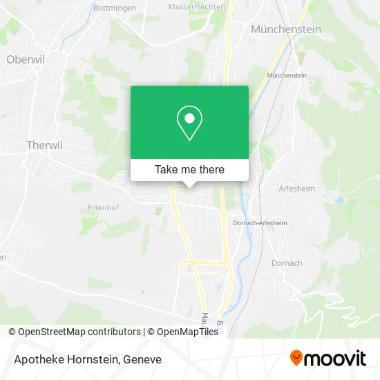 Apotheke Hornstein map