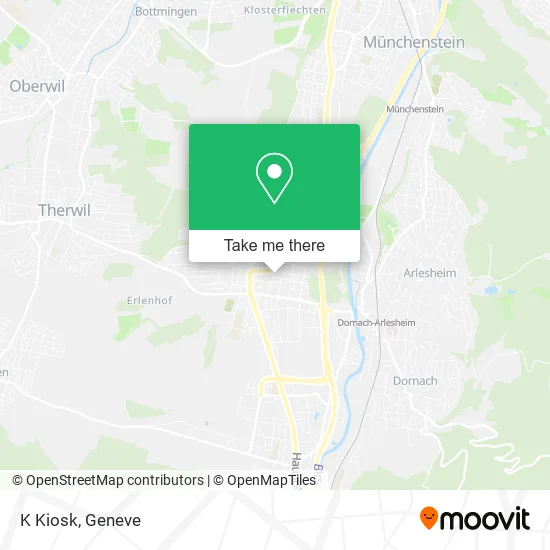 K Kiosk map