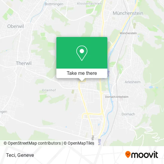 Teci map