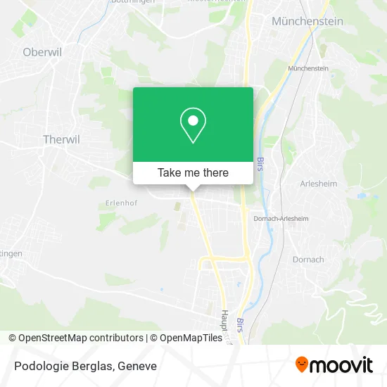 Podologie Berglas map