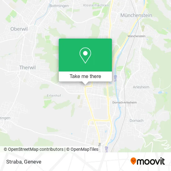 Straba map