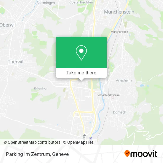 Parking im Zentrum map